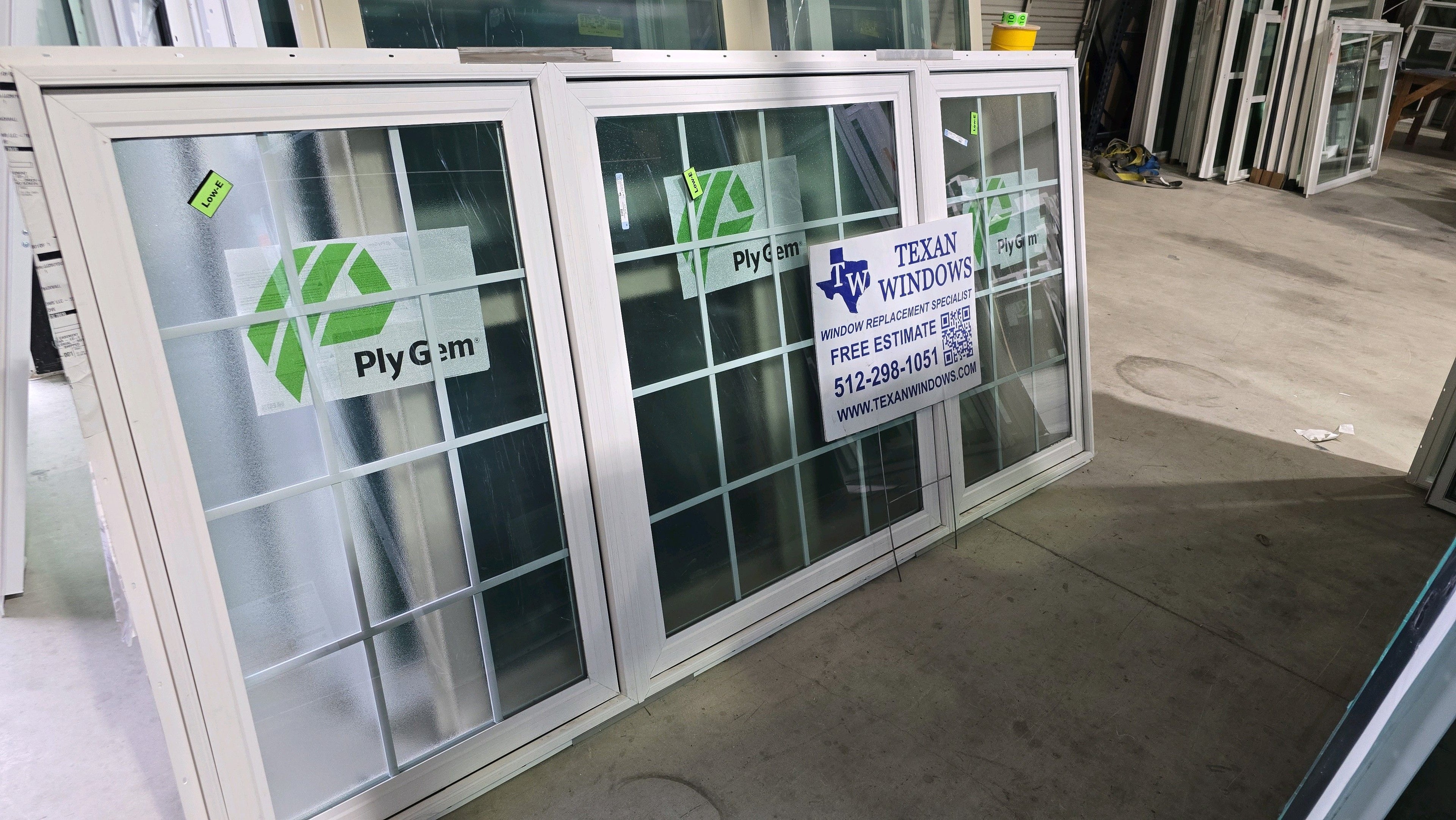 101.5 x 47.5 White Vinyl Casement Window - Ply Gem 1100 Series