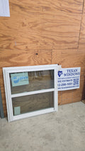 35.5 x 35.5 White Vinyl Single Hung Window - Finestra 64 Series