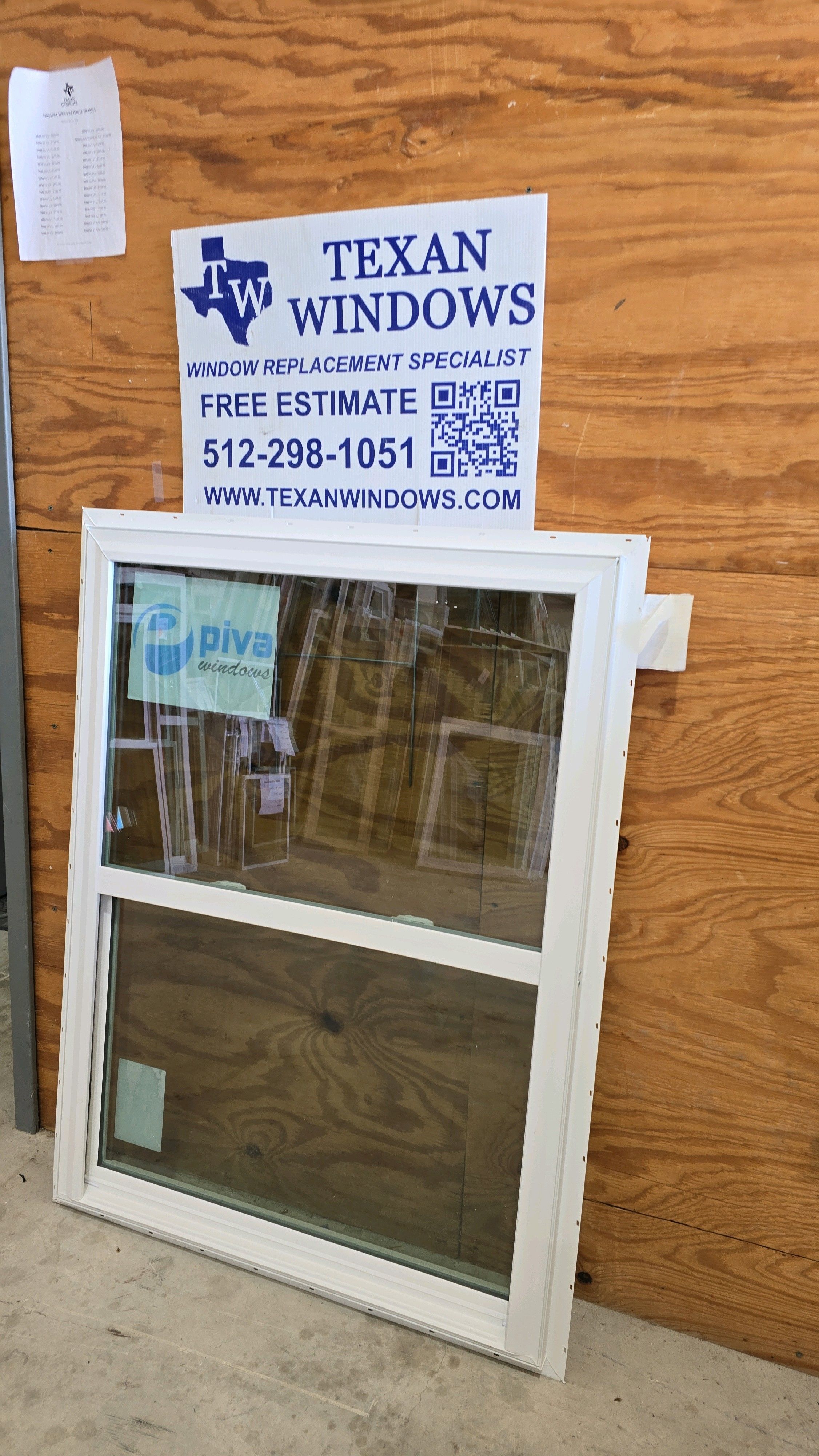 35.5 x 47.5 White Vinyl Single Hung Window - Finestra 64 Series