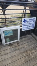 23.5 x 23.5 Ventana fija de vinilo blanco - Serie Finestra 64