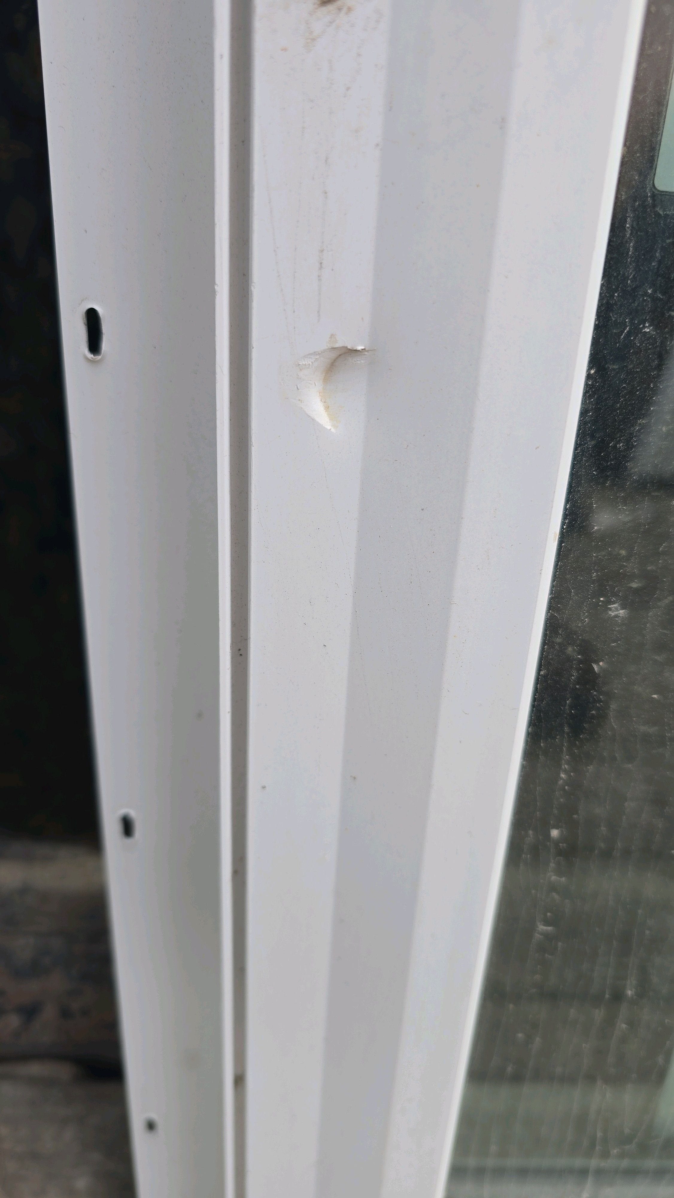 23.5 x 23.5 Ventana fija de vinilo blanco - Serie Finestra 64